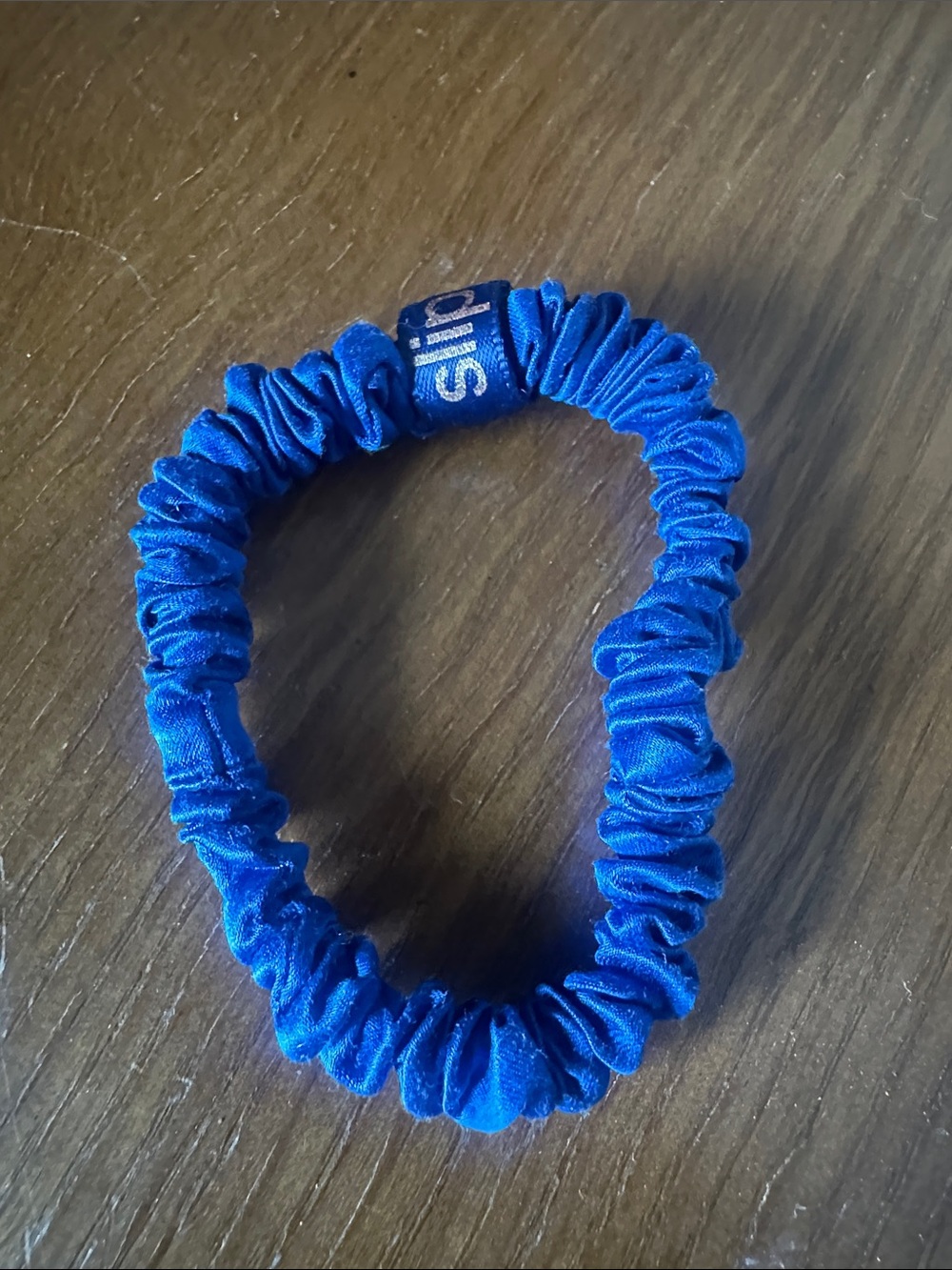 Slip silk hair tie cobalt